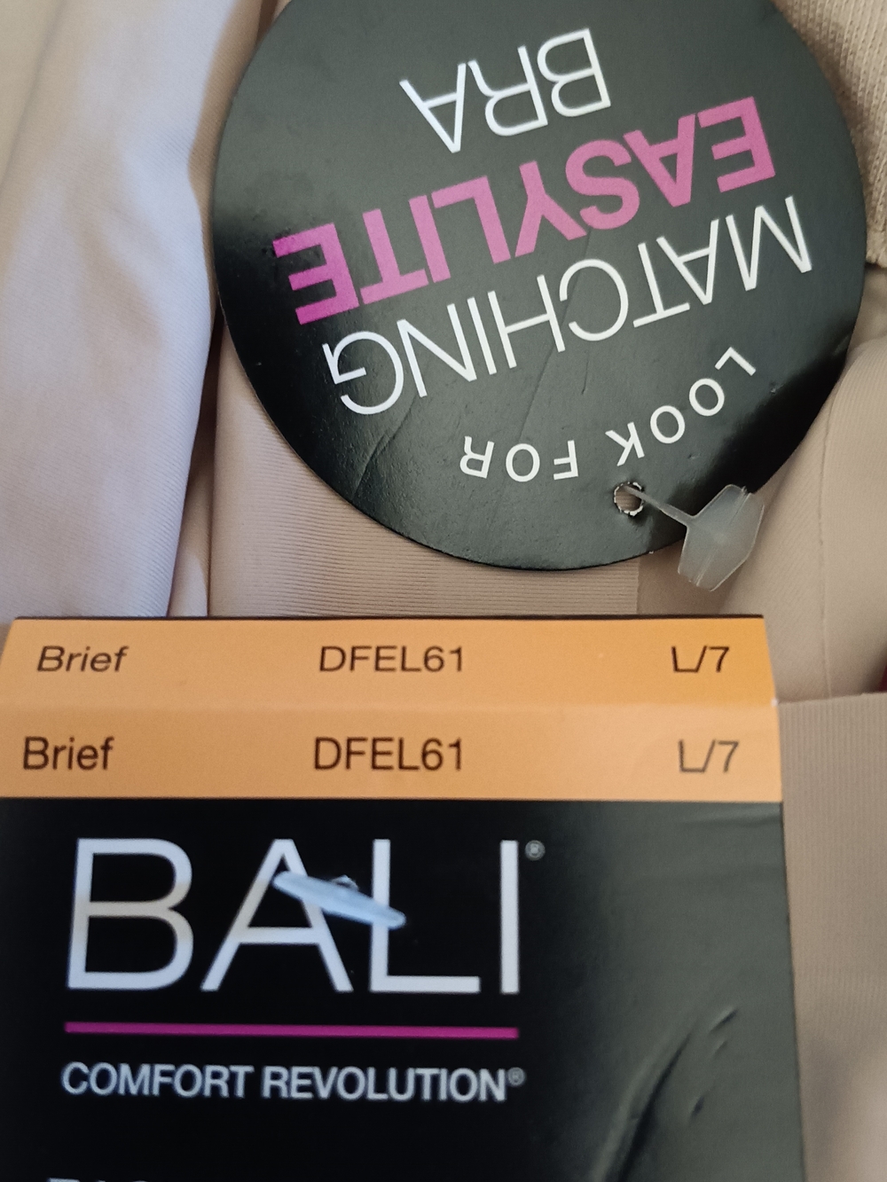 Bali Nude Seamless Ultralight Smoothtec Brief No Pantylines L/7 - Picture 5 of 7